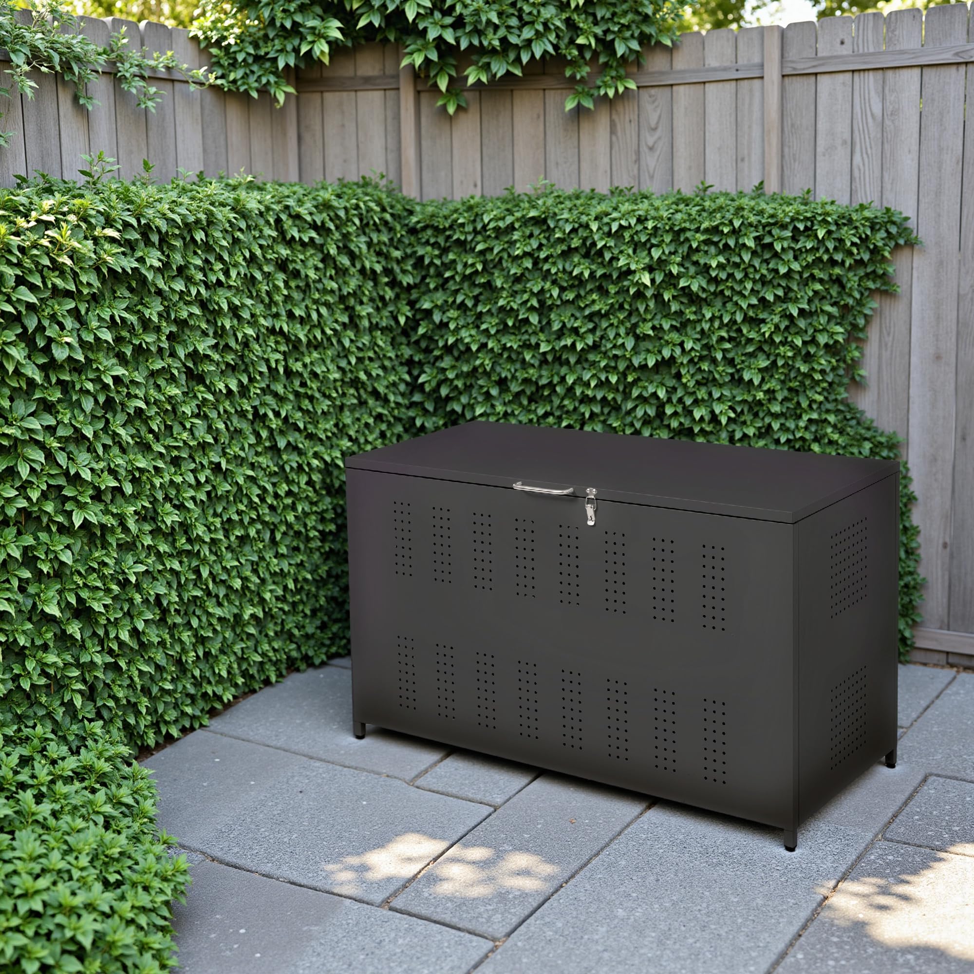 Amazon | BTM 物置 屋外ゴミ箱 大型 倉庫収納庫 収集ボックス ごみ集積