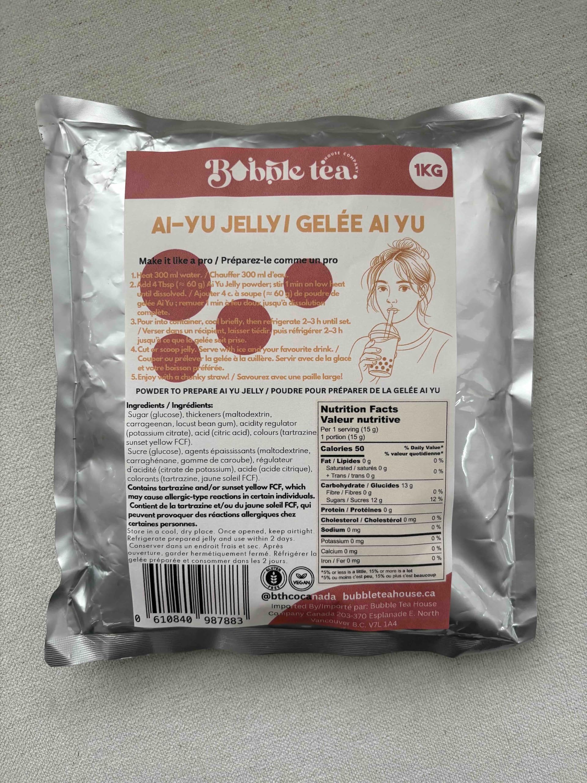 Ai-Yu Jelly Powder - Versatile and Healthy Gelatin Substitute