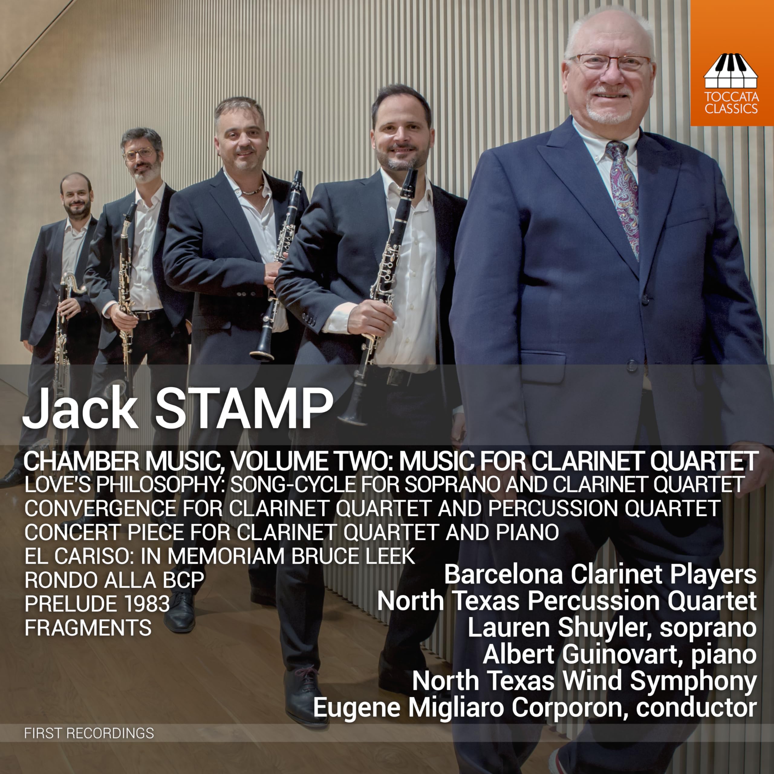 Jack Stamp: Chamber Music: Music For Clarniet Quartet