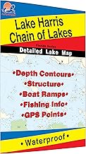 Harris Chain of Lakes Fishing Map