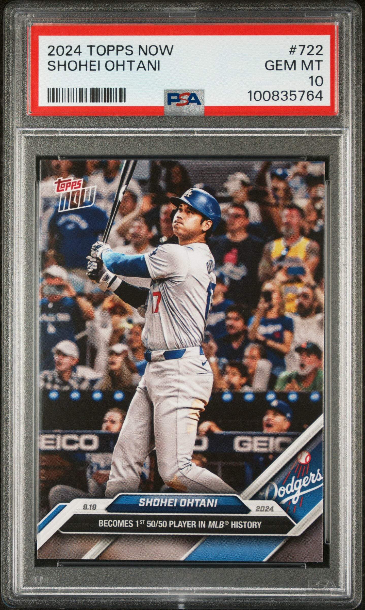 2024 Topps 50/50 Shohei Ohtani #69