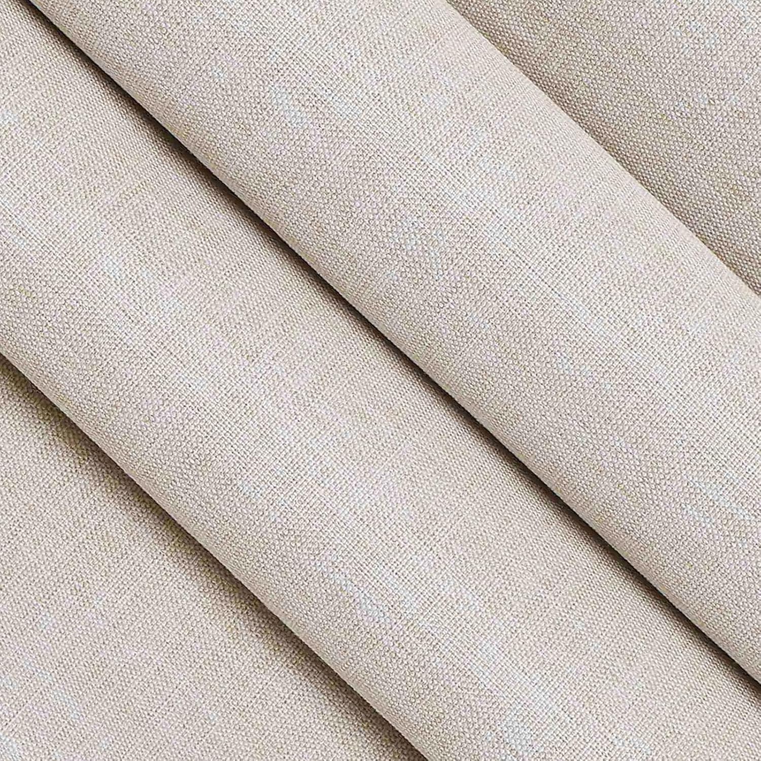 Blackout Roman Shades, Cordless Custom Fabric Roman Shades, Light Filtering Roman Blinds for Doors, Indoor Windows, Beige