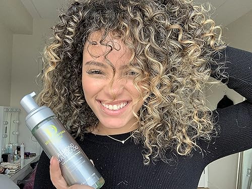 Miniatura 5 de Design Essentials Recarga de mousse natural para mejorar los rizos, mejor valor, colección de almendras y aguacates, 32 onzas