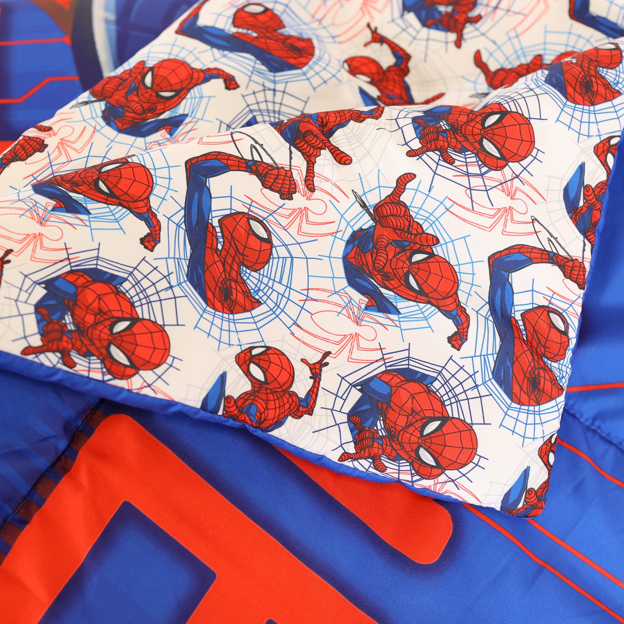 Pull Plaid Spiderman Pour Garçon – Taille 6/8 Ans – Polaire Douce – Sweat à Capuche – Cadeau Enfant Bleu