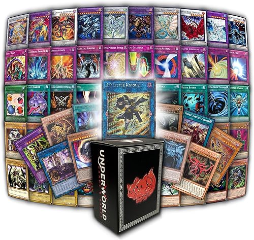 Underworld Cards & Games Mega Pack Quarter Century Celebra 25 años con estilo Tarjeta rara de cuarto de siglo garantizada 50 comunes o raras + 10