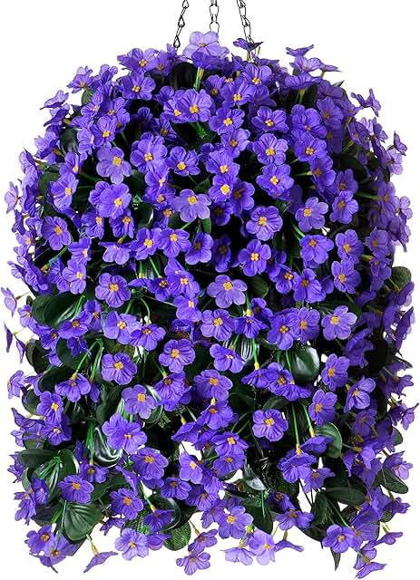 14 Back Patio Ideas on a Budget That Look Polished 63 Artificial Fake Outdoor Hanging Flowers Plants Basket for Outside Porch ...