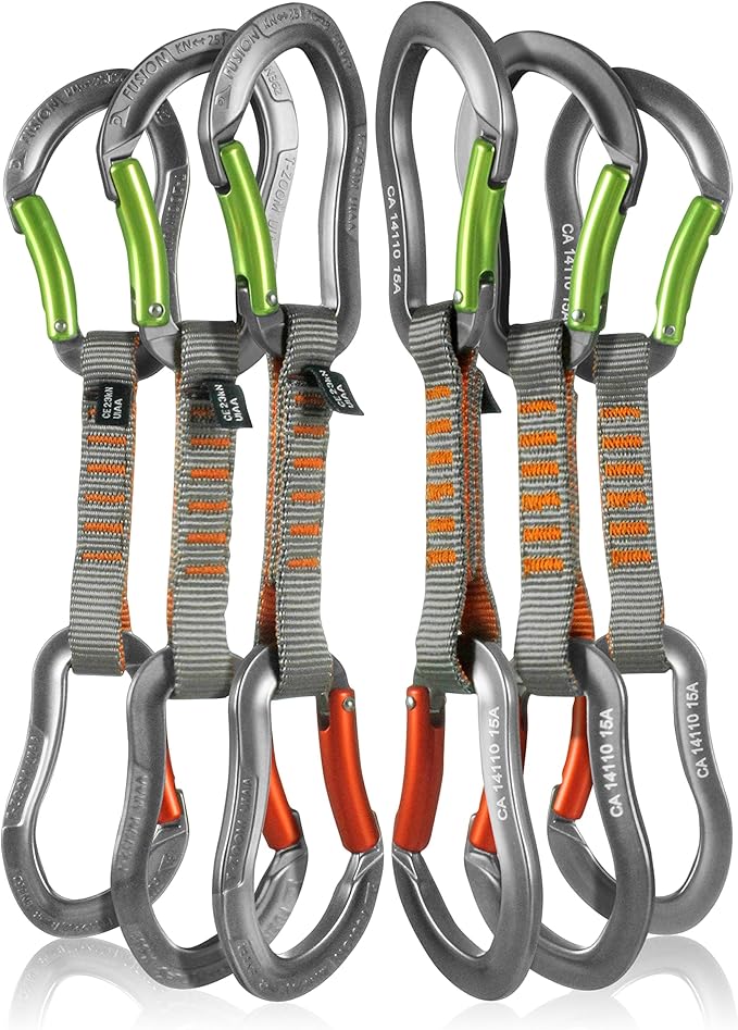 Outdoor Carabiners & Quickdraws Quickdraws Fusion Climb 6Pack 11cm