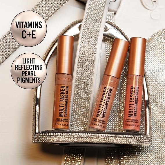 Rimmel Multi Tasker Turbocharged Glow Illuminator 002 Rosy Rebel