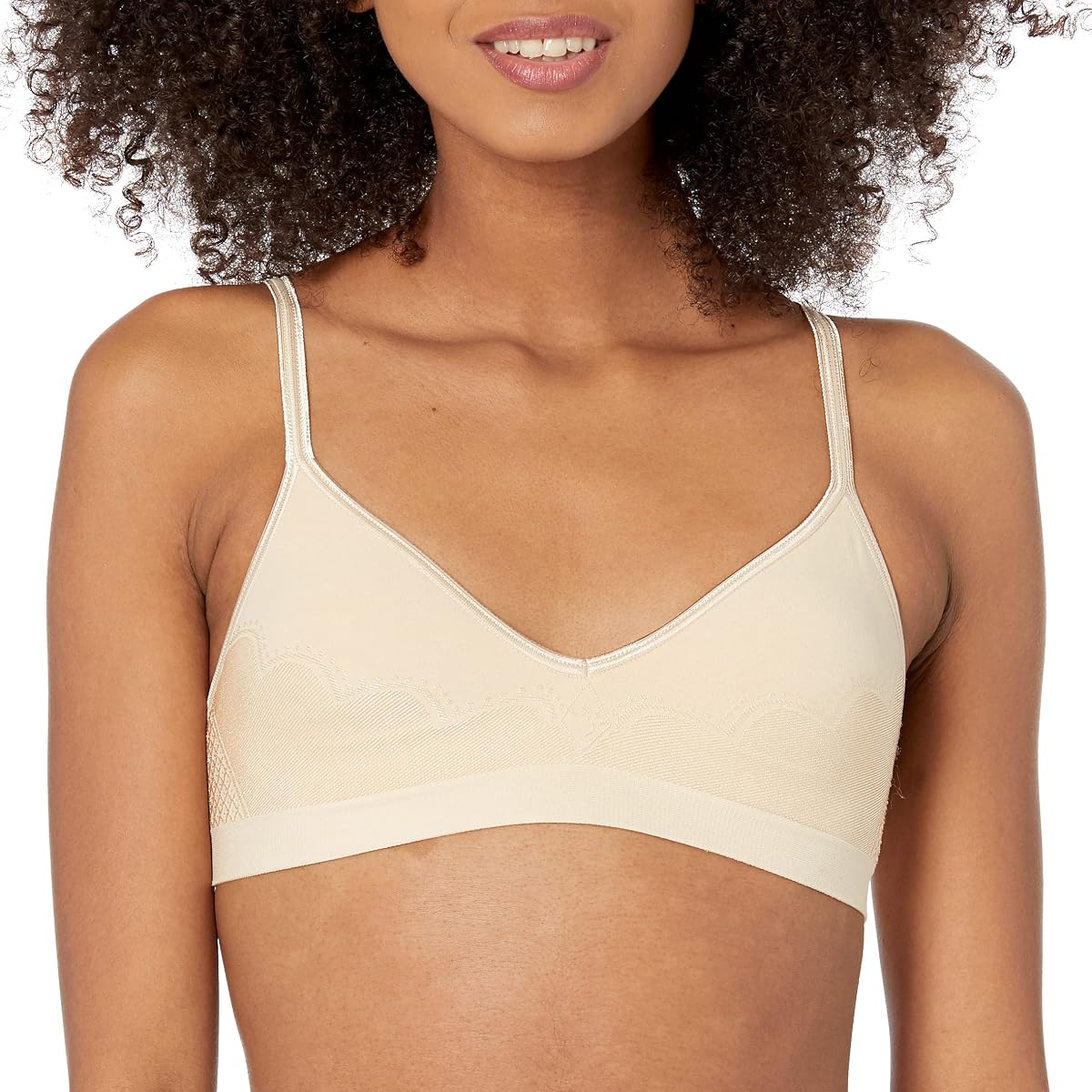 Hanes Brasier sin costuras para mujer con acolchado suave y correas convertibles