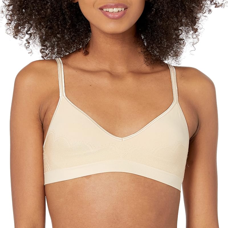 Hanes Brasier sin costuras para mujer con acolchado suave y correas convertibles