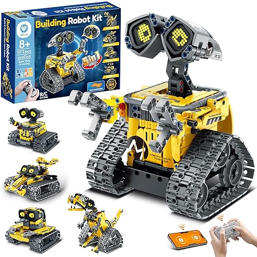 Sillbird Robot Building Kit with Remote Control for Boys Ages