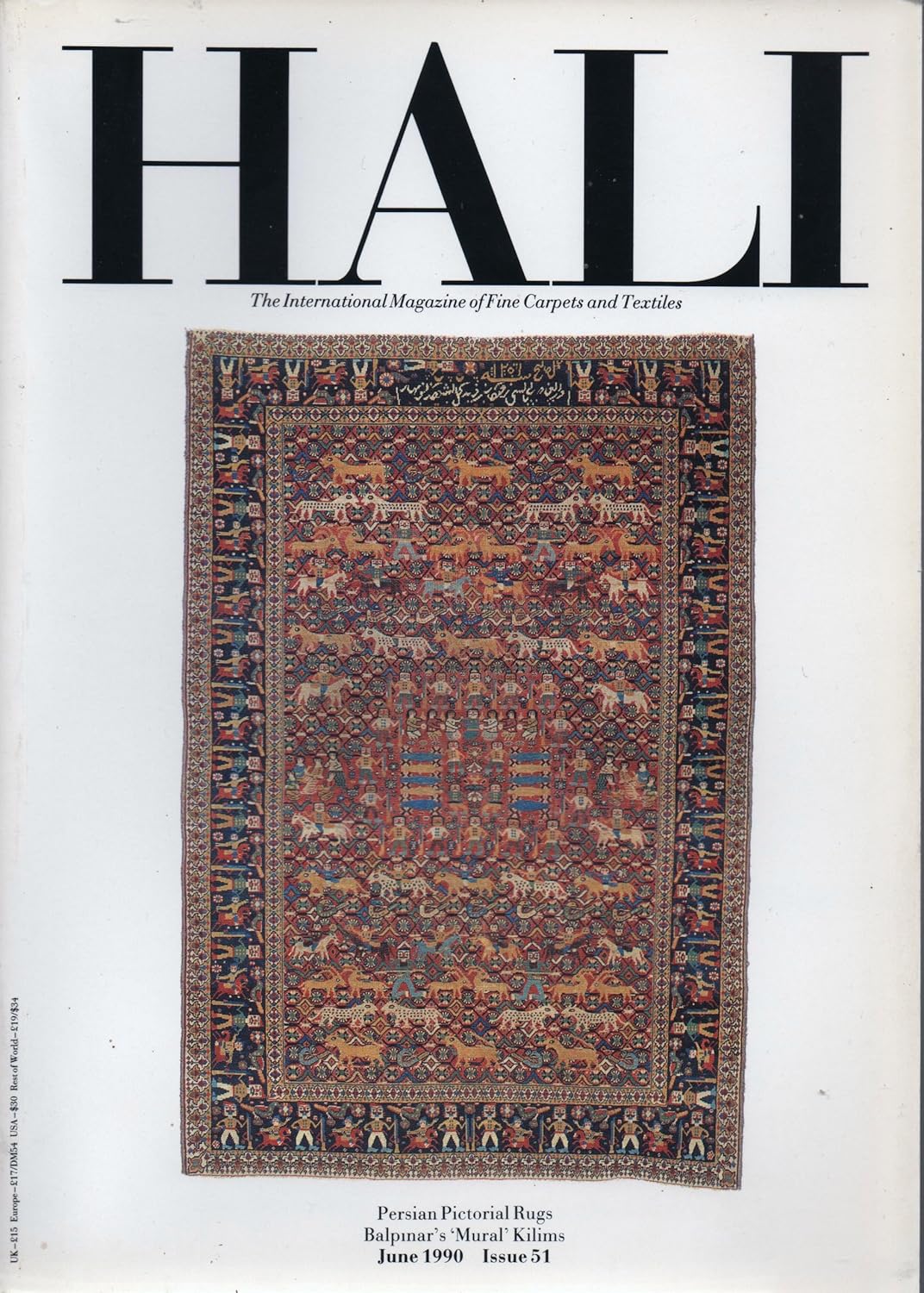 Hali Magazine June 1990 Issue 51 Alan (ed.) Marcuson Books