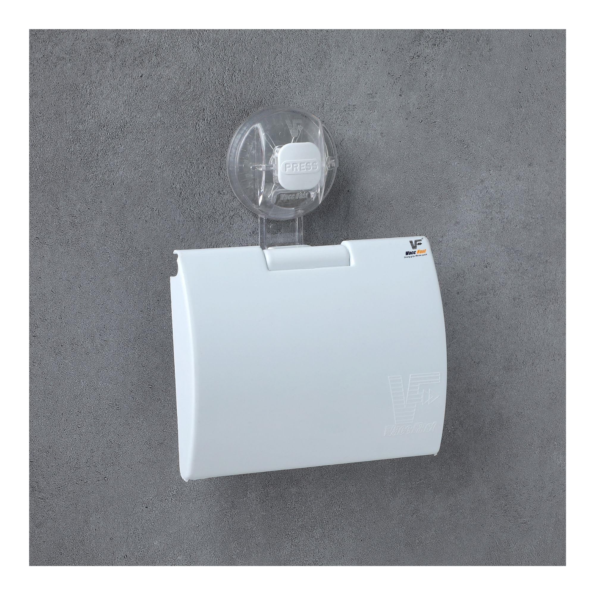 Vacc Fast Vaccum Suction Cup Toilet Paper Roll Holder Portable Tissue Paper Roll Dispenser for Bathroom and Kitchen (White) (B0854J4ZMS) Amazon Price History, Amazon Price Tracker