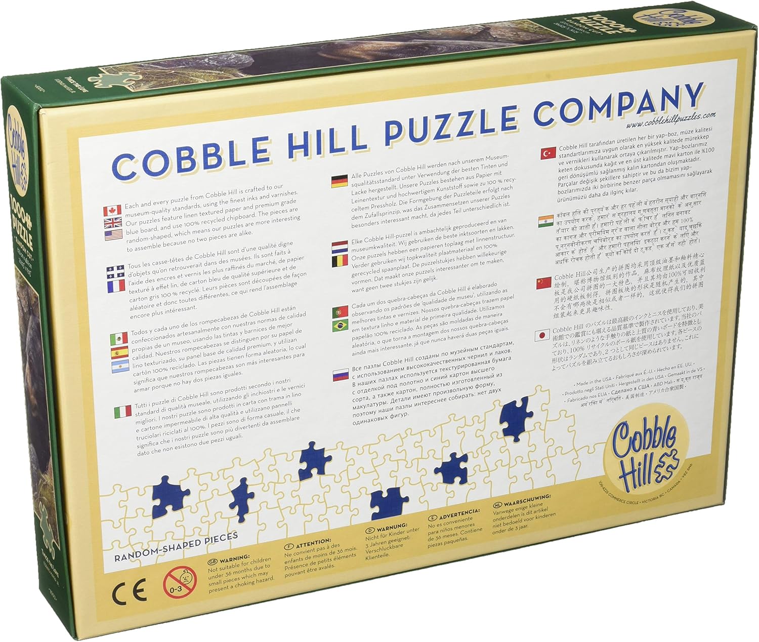 Cobblehill 80012 1000 pc Twice the Love Puzzle, Various