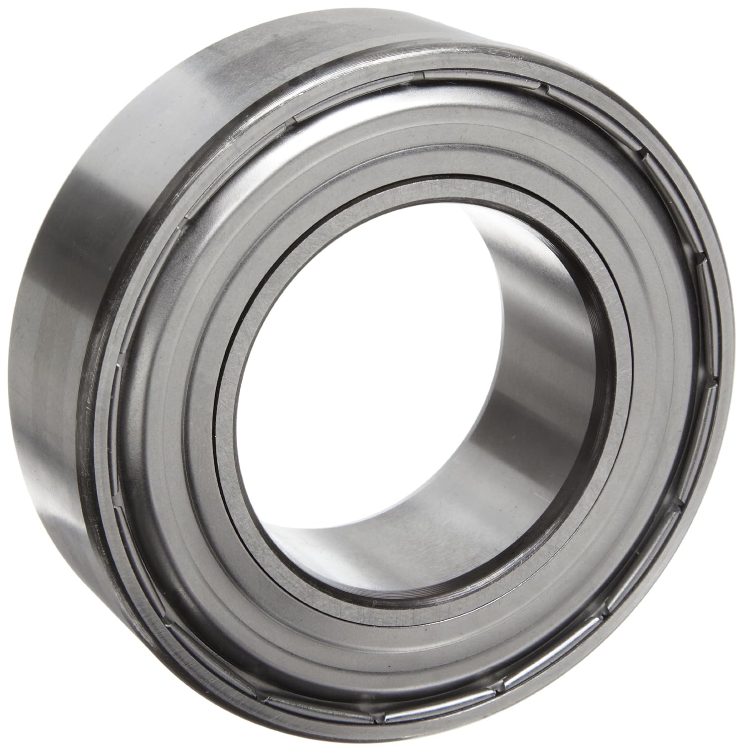 MRC 5210CFF Ball Bearing, Double Shielded, No Snap Ring, Metric 50 millimeters ID, 90 millimeters OD, 1-3/16" Width, 4800 rpm Max RPM, 6770 pounds Static Load Capacity, 11000 pounds Dynamic Load Capacity