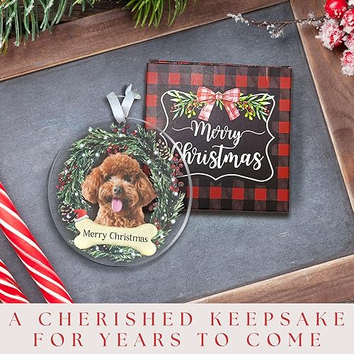 Miniatura 3 de Adorno de caniche  Adorno de Navidad de caniche  Adornos de caniche para árbol de Navidad  Regalos de caniche para amantes de los caniches, regalos