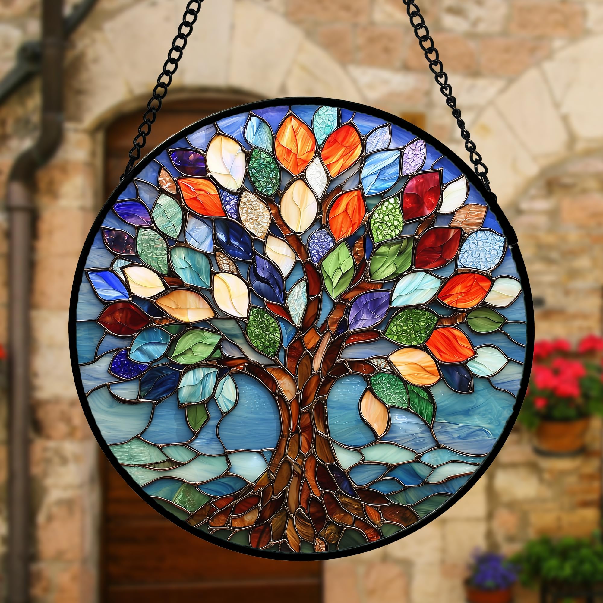 DASTOLL Stained Glass Window Hanging: A Delicate Balance of Beauty and Functionality