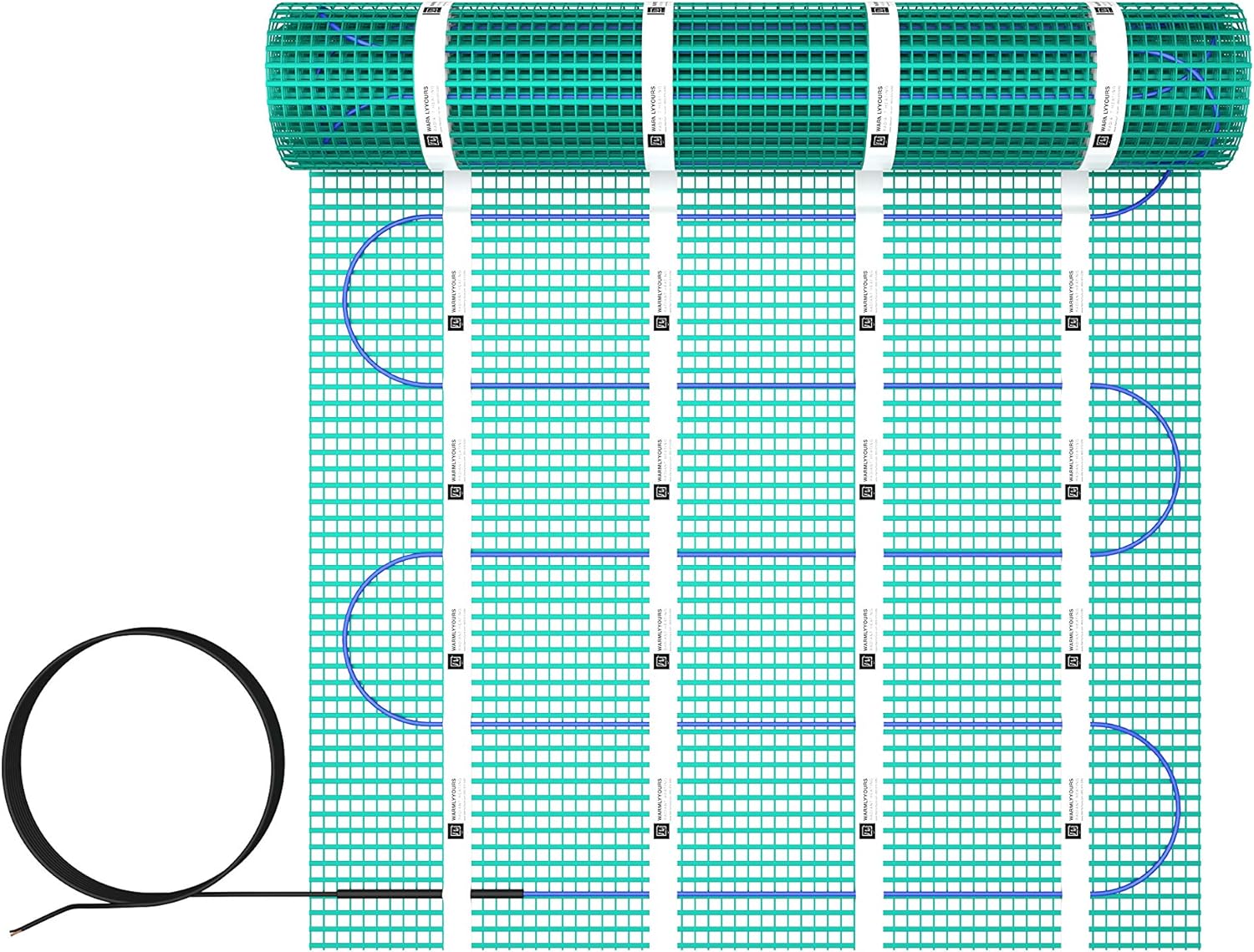 Super Deal Product TempZone Easy Mat 120V 3′ x 3′, 9 sq.ft., 1.2A