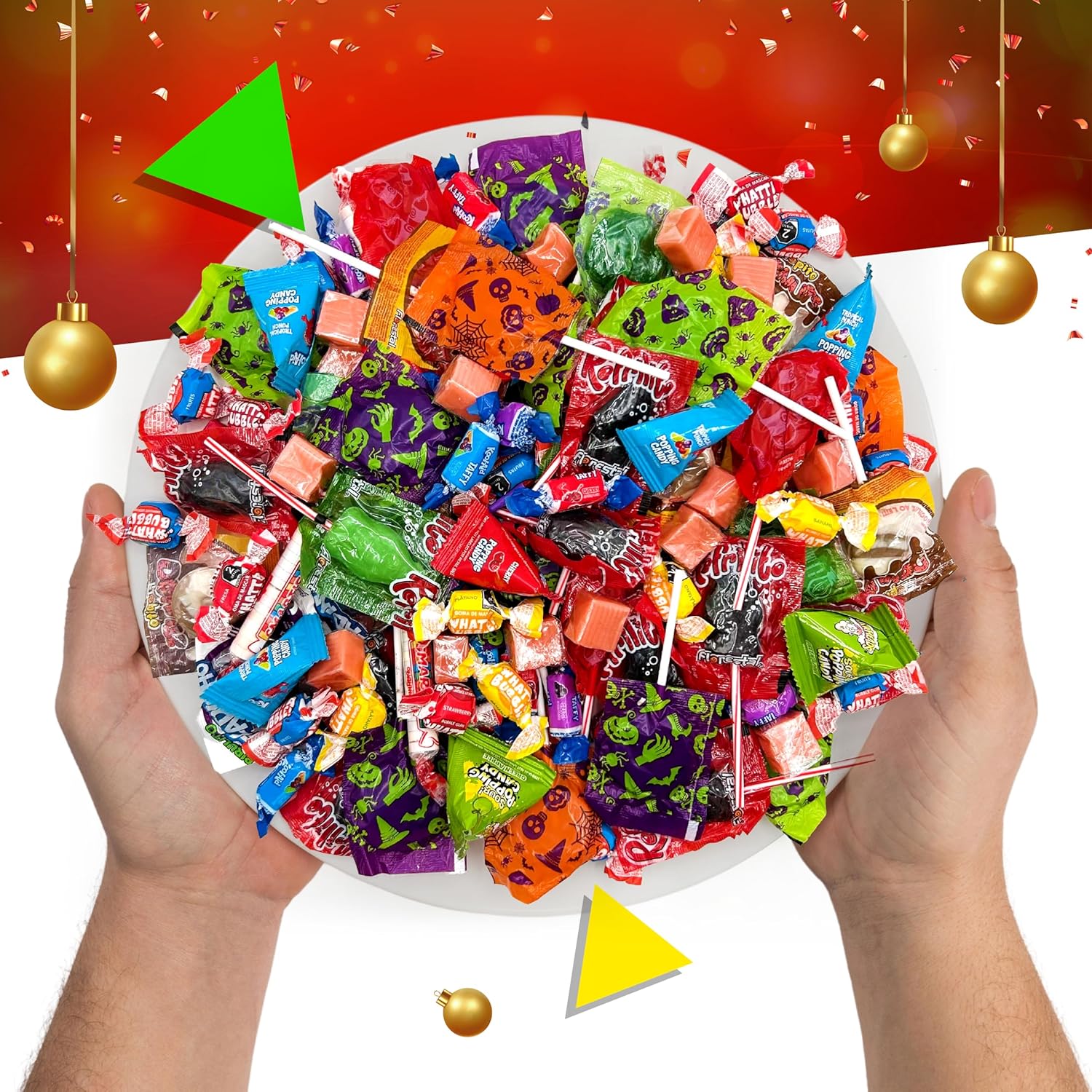 Candy Variety Pack | 10 Pound Box | Bulk Candy for Classroom | Party Mix Individually Wrapped | Popping Rocks, Lollipops, Gum, Caramels, Taffies | Assorted Pinata Fillers