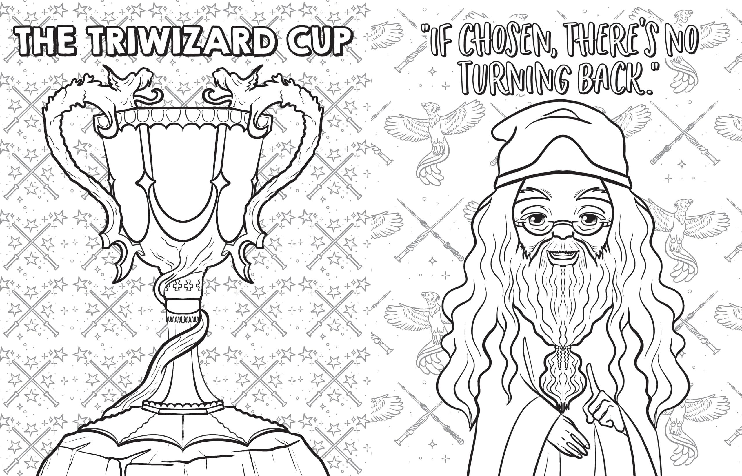 Magical Games Coloring Book (Harry Potter)