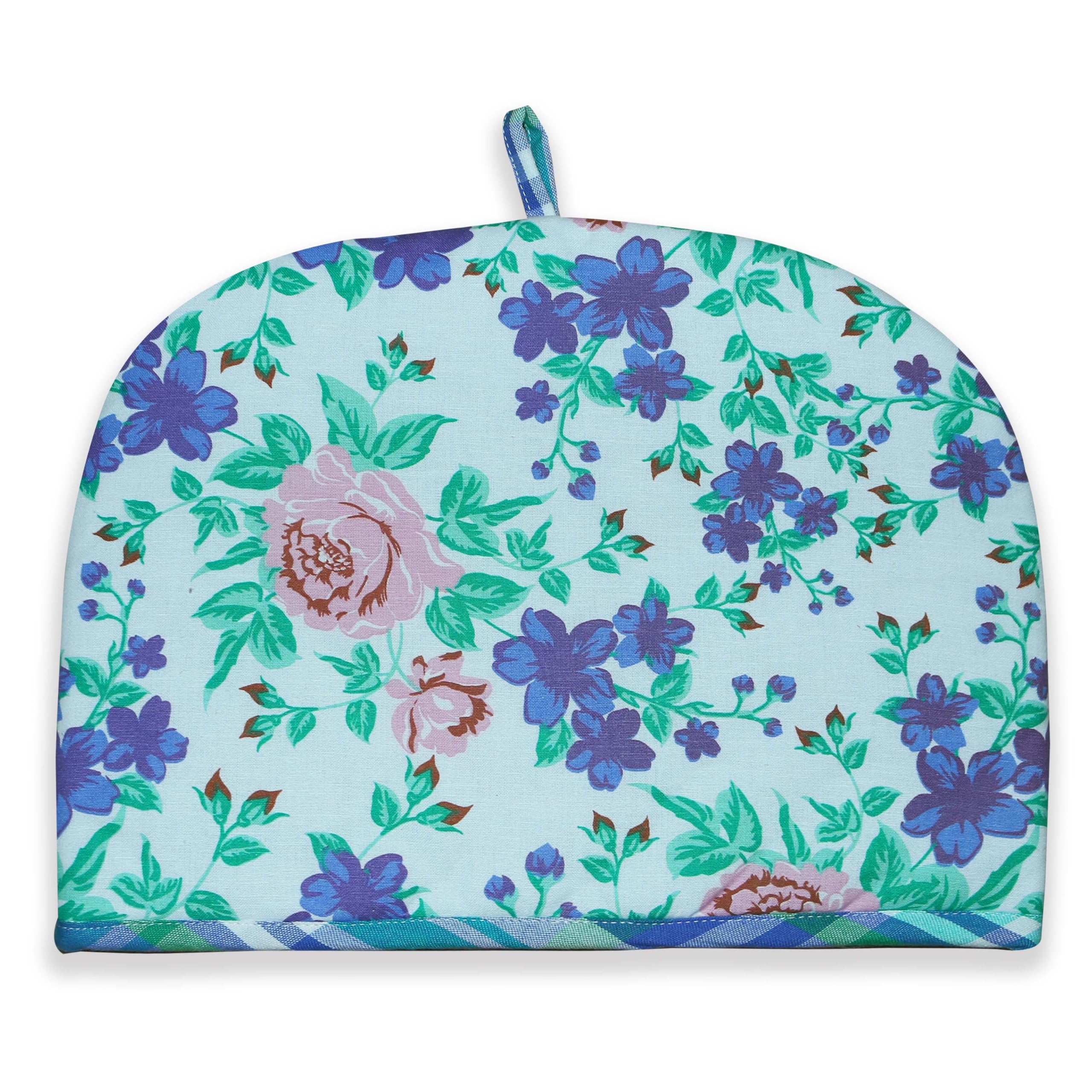 Tiny Break Large Tea Cozy for Teapot - Thick Polyester Wadding Tea Pot Cover - Teapot Koozie - Peony Rose