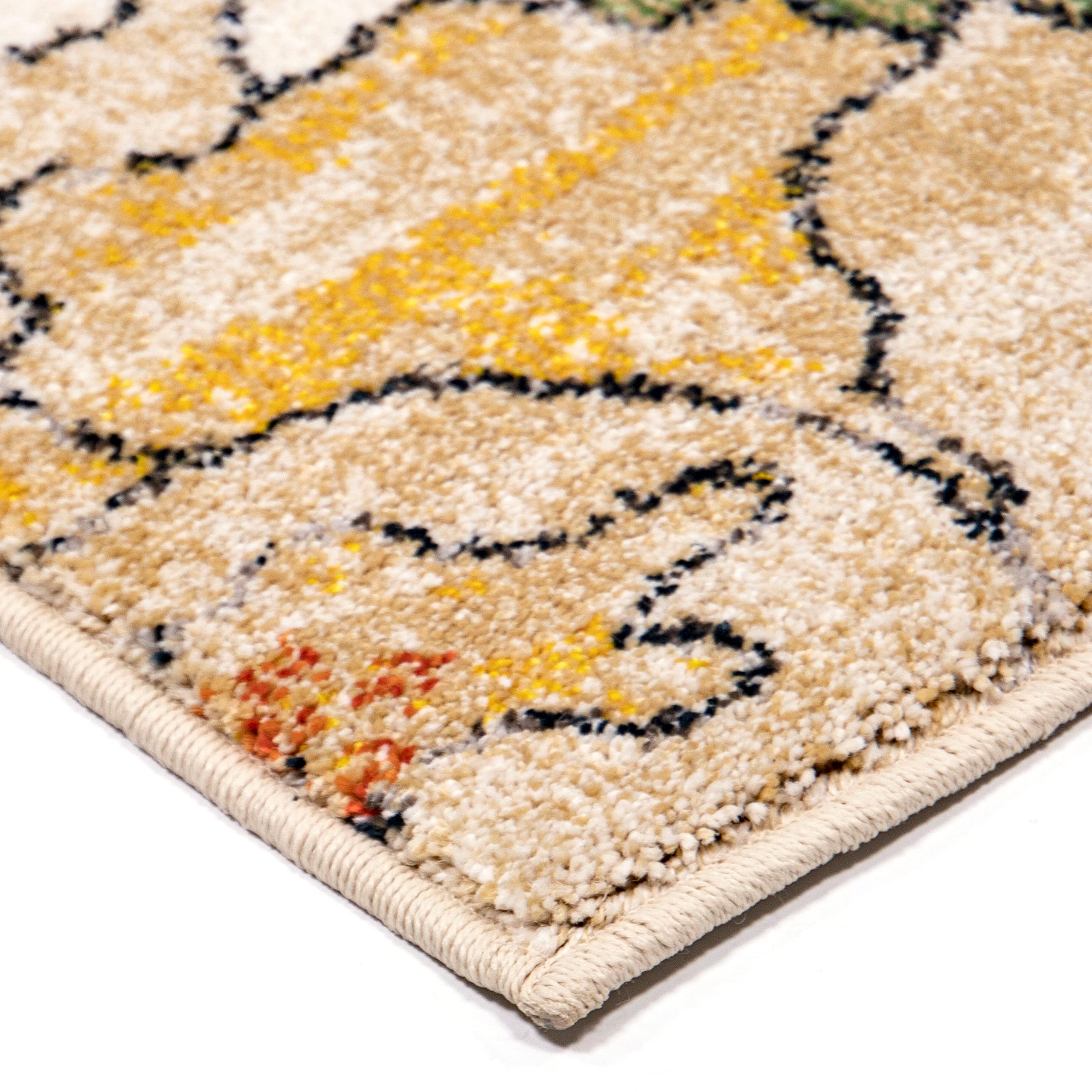 Simply Southern Cottage Jefferson Floral Area Rug, 5' x 7', Green