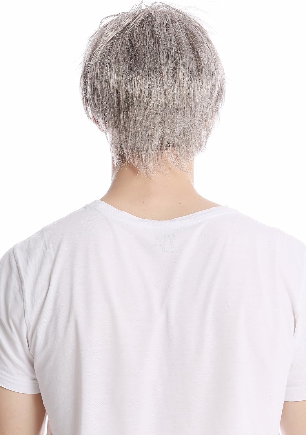 WIG ME UP - GFW387-51 Men Gents Wig short casual to wild backcombed teased up youthful modern look silver gray grey - Image 5