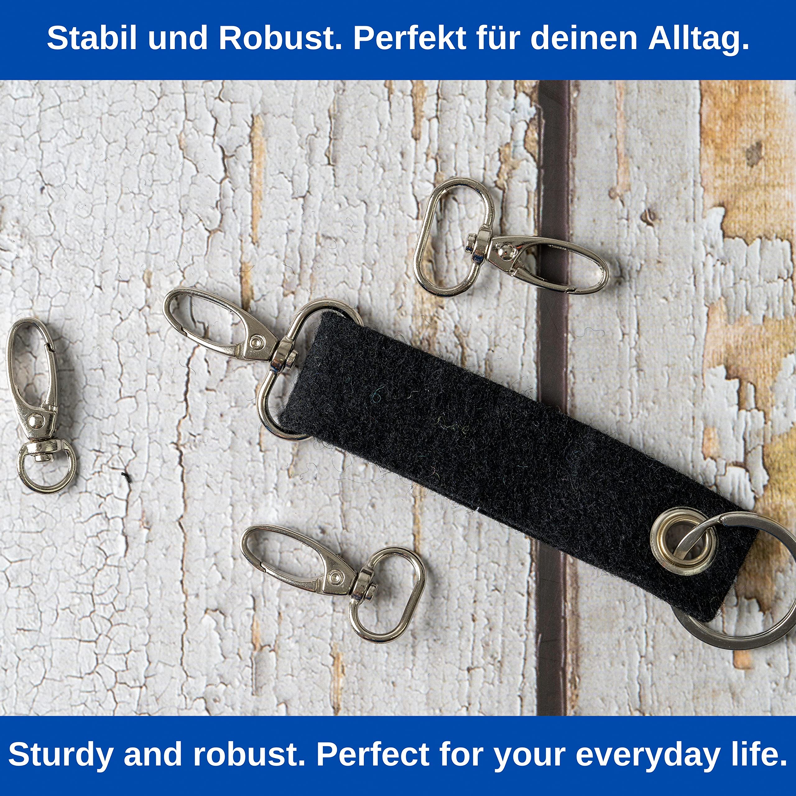 Keychain Ganci Zaino Fibbia Zaino 12 Moschettoni Con Anello A D