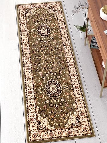 Well Woven Alfombra oriental con diseño de flores persas, Sintético