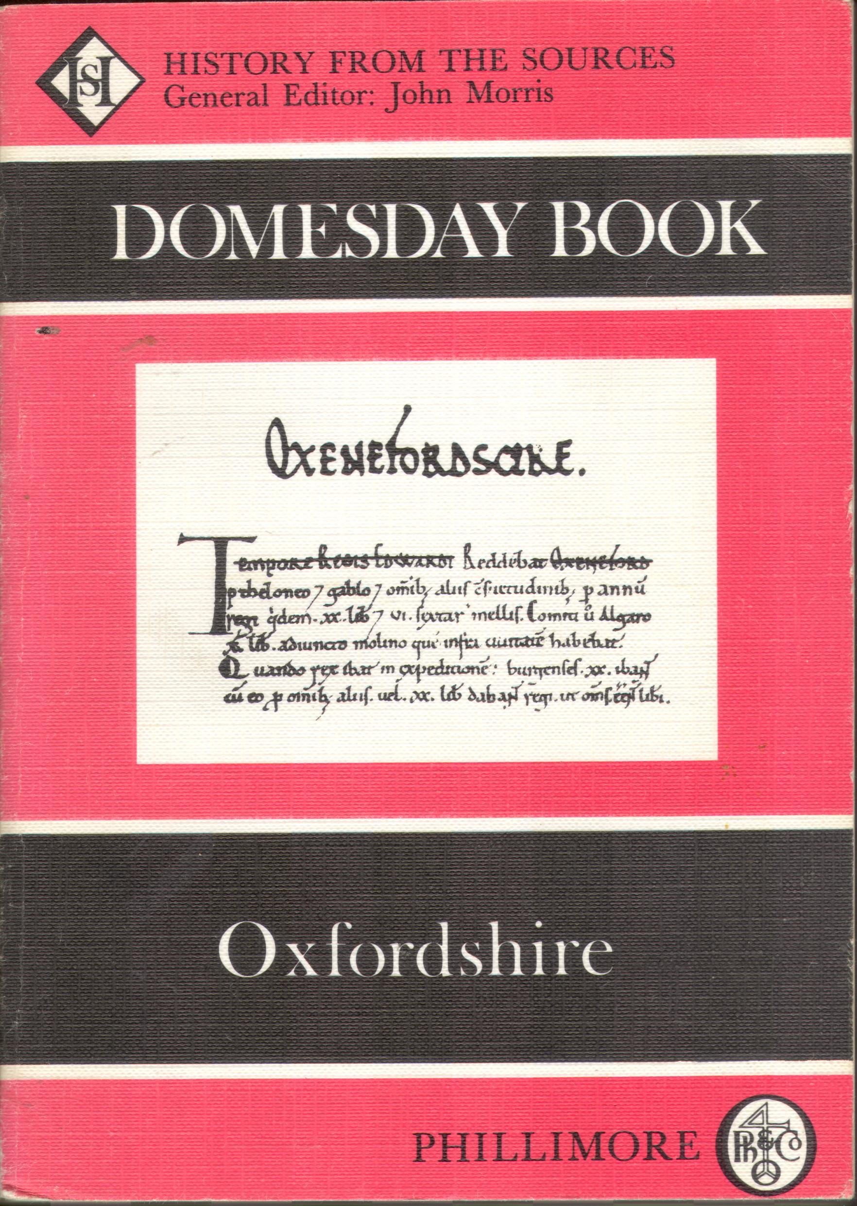 Domesday Book Oxfordshire: History From the Sources (Domesday Books (Phillimore))