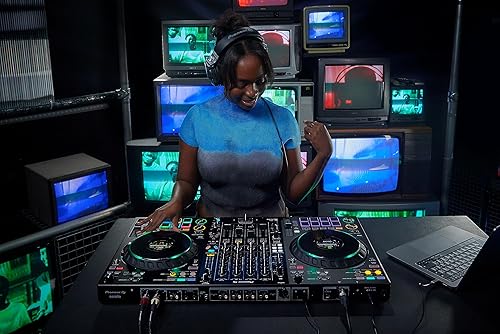 Miniatura 9 de Pioneer DJ DDJ-FLX10 Edición Limitada - Controlador DJ de 4 canales para Rekordbox & Serato - Negro