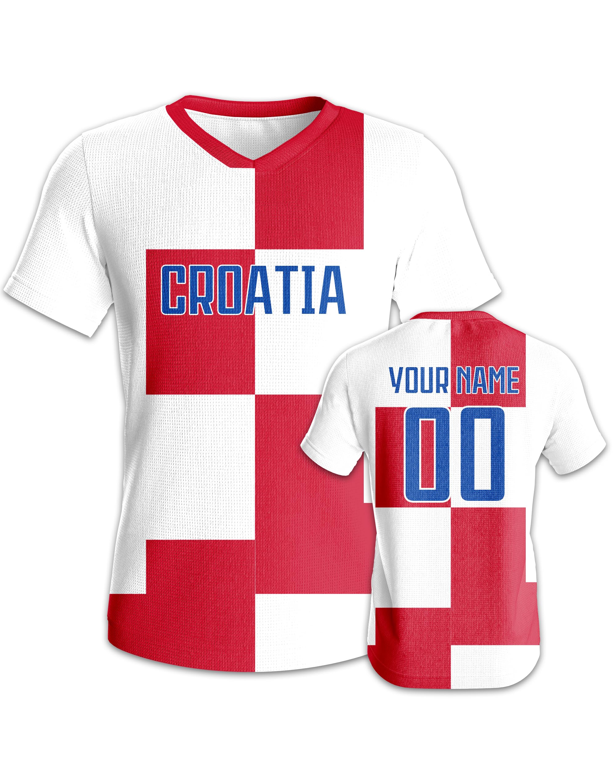 Custom National Soccer Jersey Personalized Sports Uniforms Shirts Fan Casual Printed Gift Name & Number for Men Women Youth