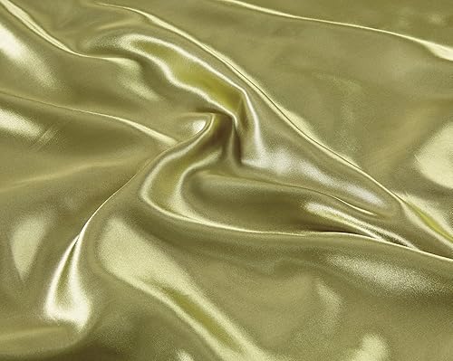 Juego de sábanas de satén liso suave y sedoso, 3 piezas, 1 sábana encimera y 2 fundas de almohada (verde, completo)