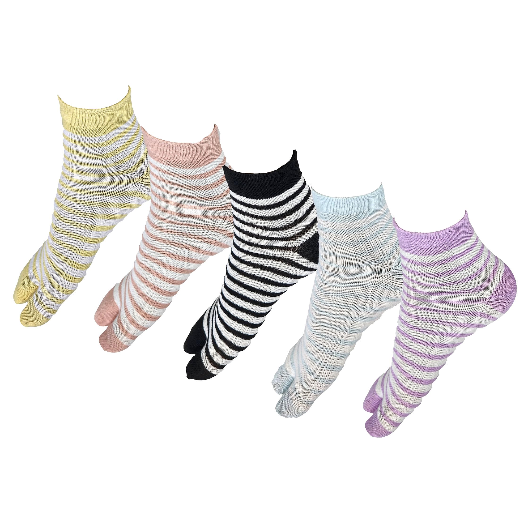 cotson ;lasting wear in every pair Women's Ankle Length Soft Cotton Thumb Multicolored Socks, Pack of 5, Free Size-picture-14