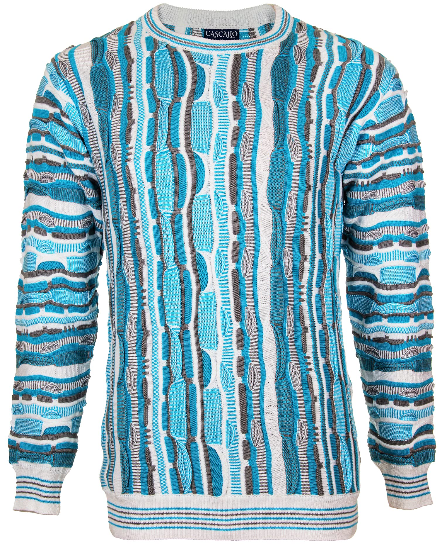 CASCALLO Strickpullover für Herren - Top Preis-Leistung Geschenk - Baumwollpullover Rot für Sommer und Winter - Marken Pulli Bunt Regular Fit