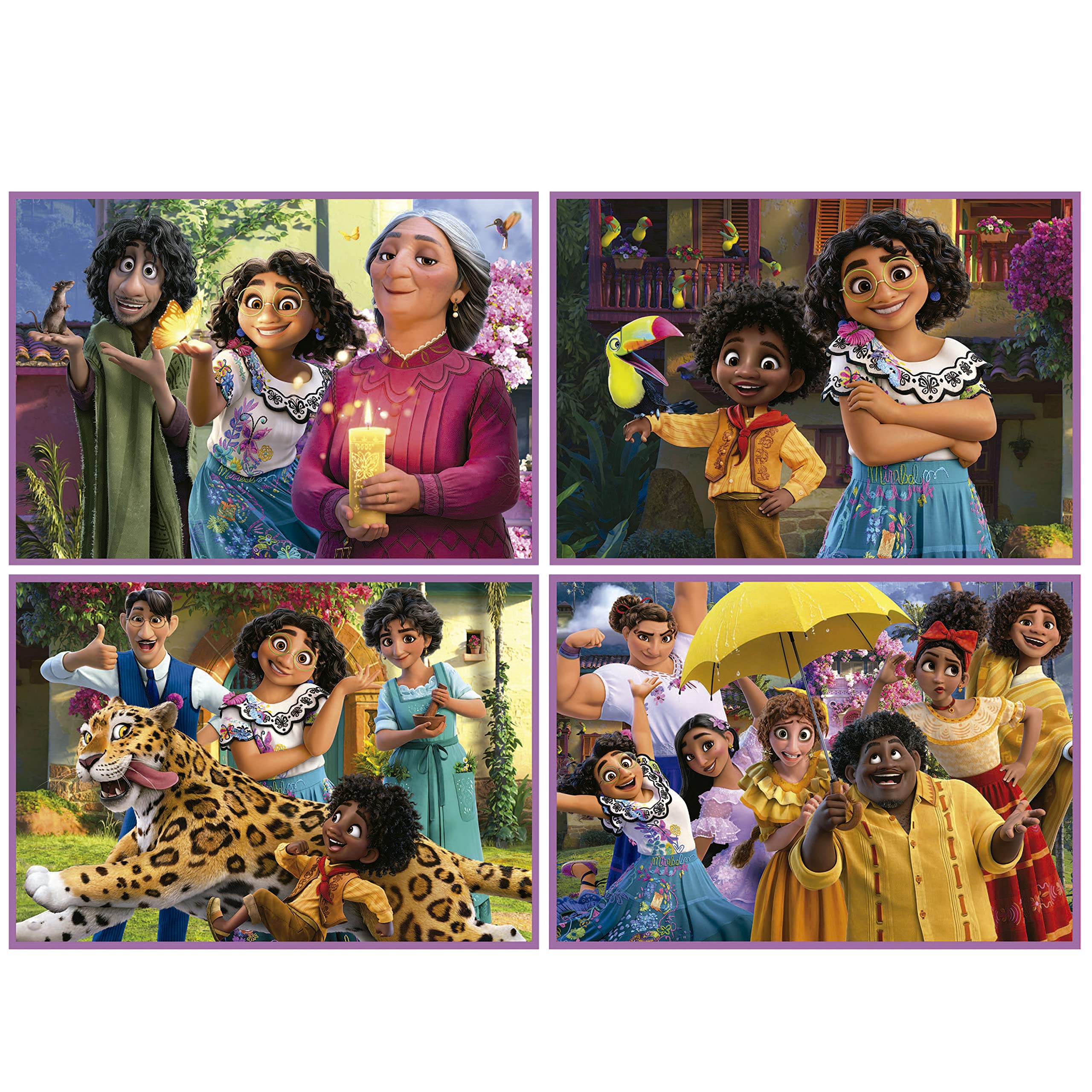 Educa 19581 Encanto Multi 4 Puzzles Charm 50+80+100+150, Assorted, 34 x 24 cm, Various - Image 3