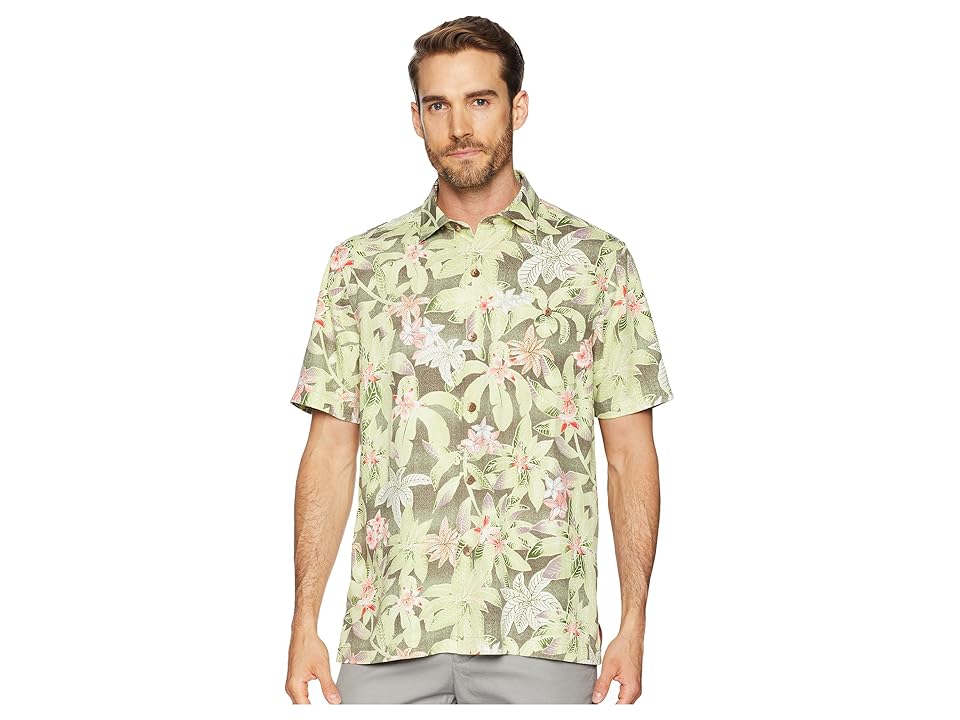 

Tommy Bahama El Medano Jungle Camp Shirt (Dusty Thyme) Men's Clothing, Multi