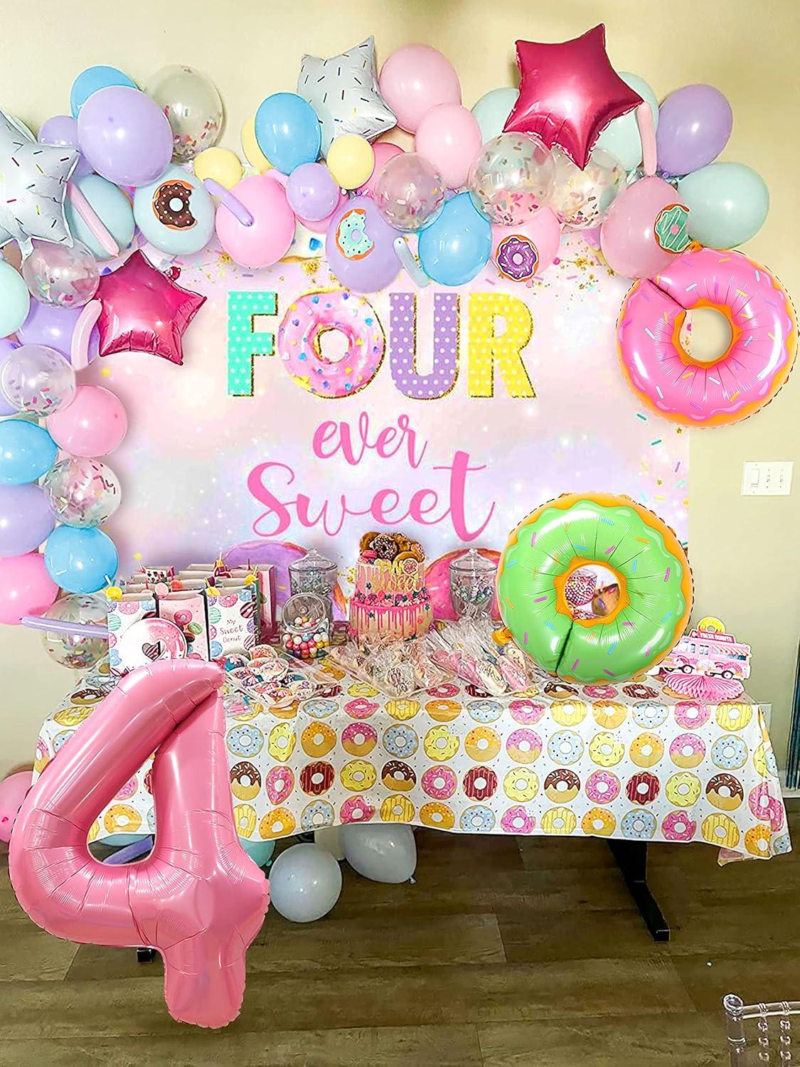 RGT Four Ever Sweet Birthday Decoration Girl Four Ever