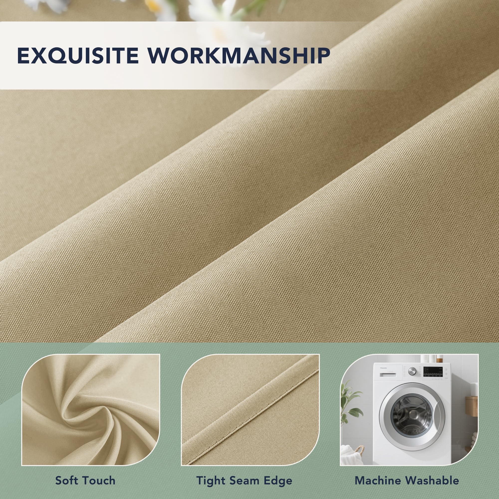 Best Outdoor Curtains for Your Patio in 2026 1 RichSets Outdoor Curtains for Patio Waterproof, 6 Drape Panels — product photo