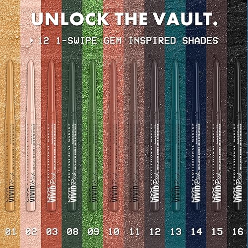 Miniatura 5 de Lápiz de ojos NYXmecánico Blanco