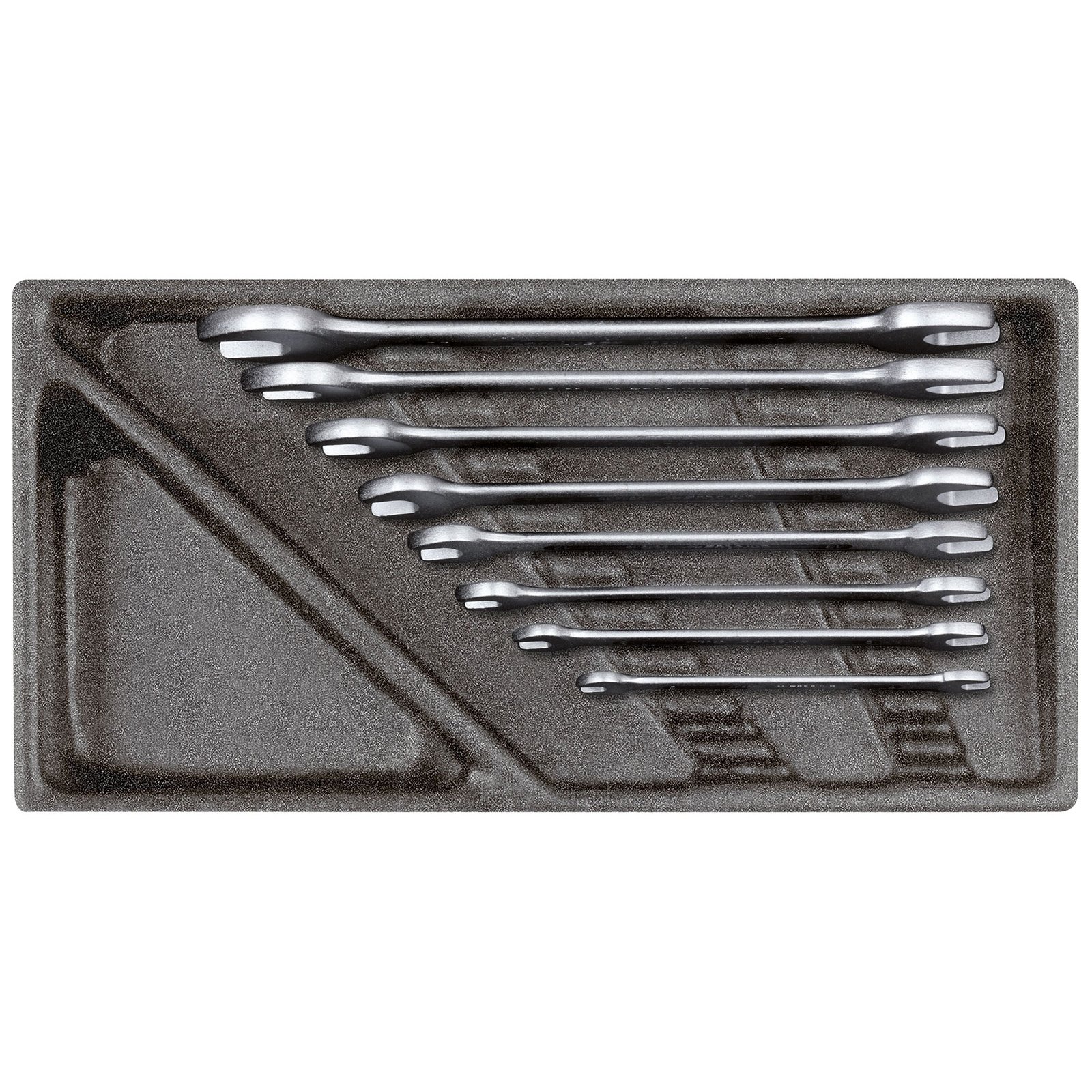 Jeu de cles fixes ultra plates module CT 2/6 avec 8 dimensions