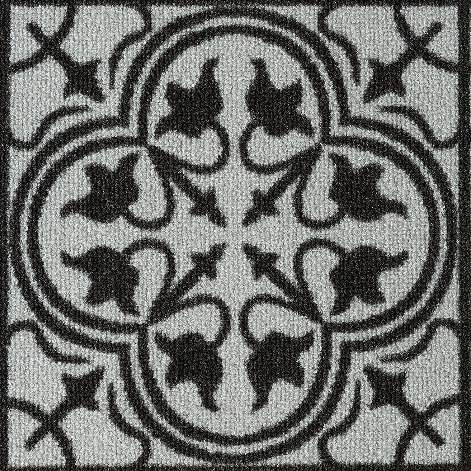 Wexford Tapis de couloir, Tapis Sol avec motif à passants fins pour cuisine, couloir & salon, antidérapant & facile d'entretien (80 x 300 cm)