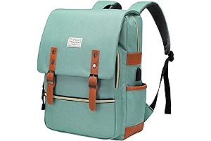 Modoker Classic Vintage Laptop Backpack for Women Men - Fashion Travel Backpack...