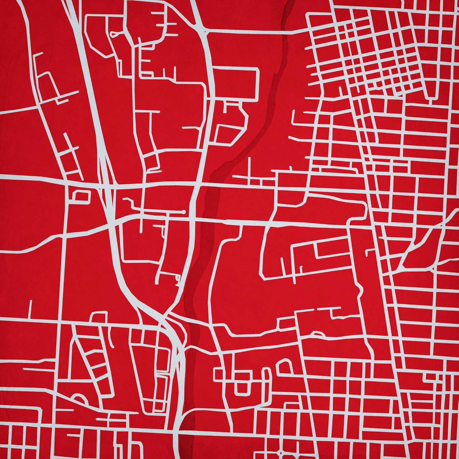 Ohio State Campus Map Amazon.com: Ohio State University Campus Map Art, 14" Gallery Wrapped  Canvas: Posters & Prints