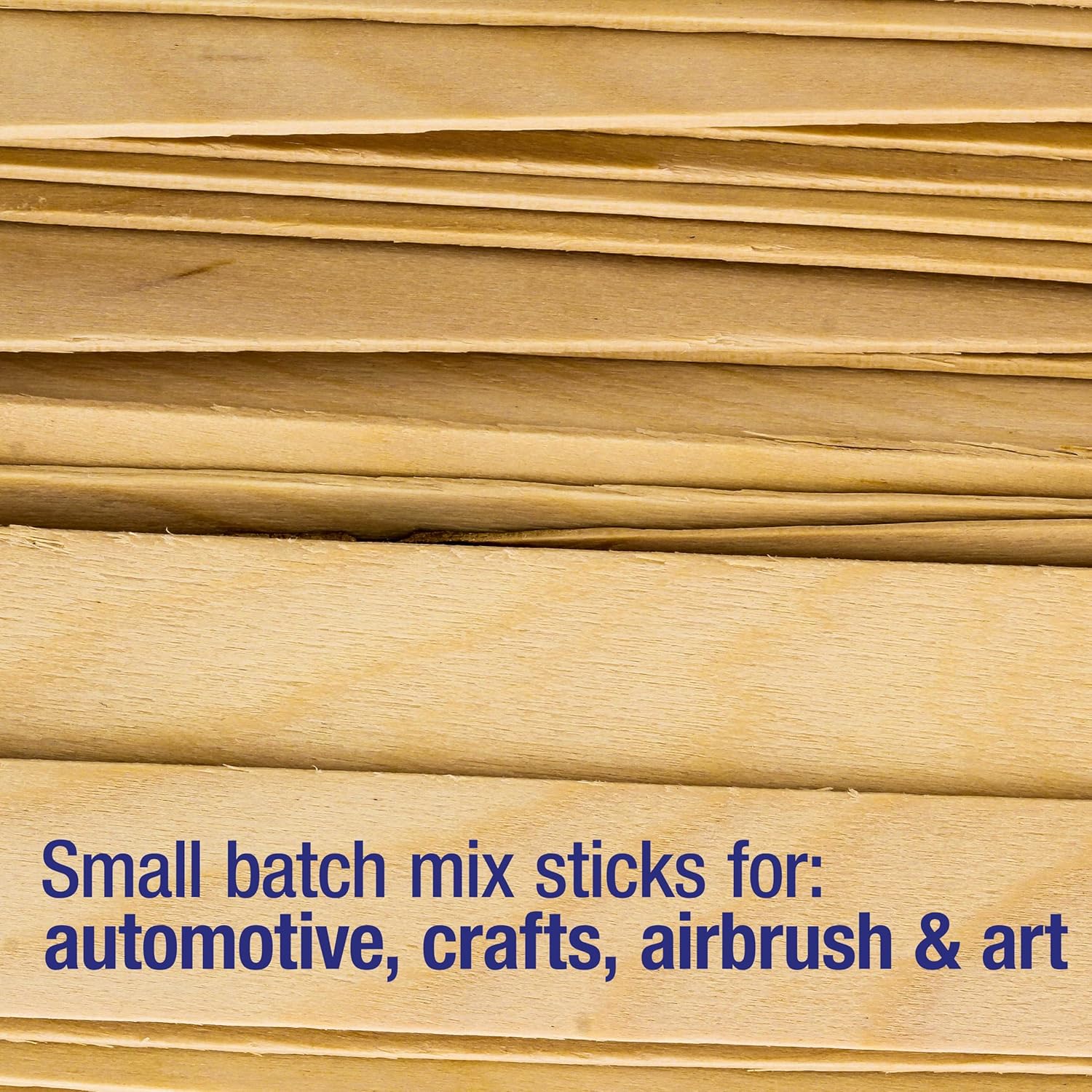 TCP Global Wood Paint Mixing Sticks - 500 Pack - Automotive, Crafts, Airbrush, Art