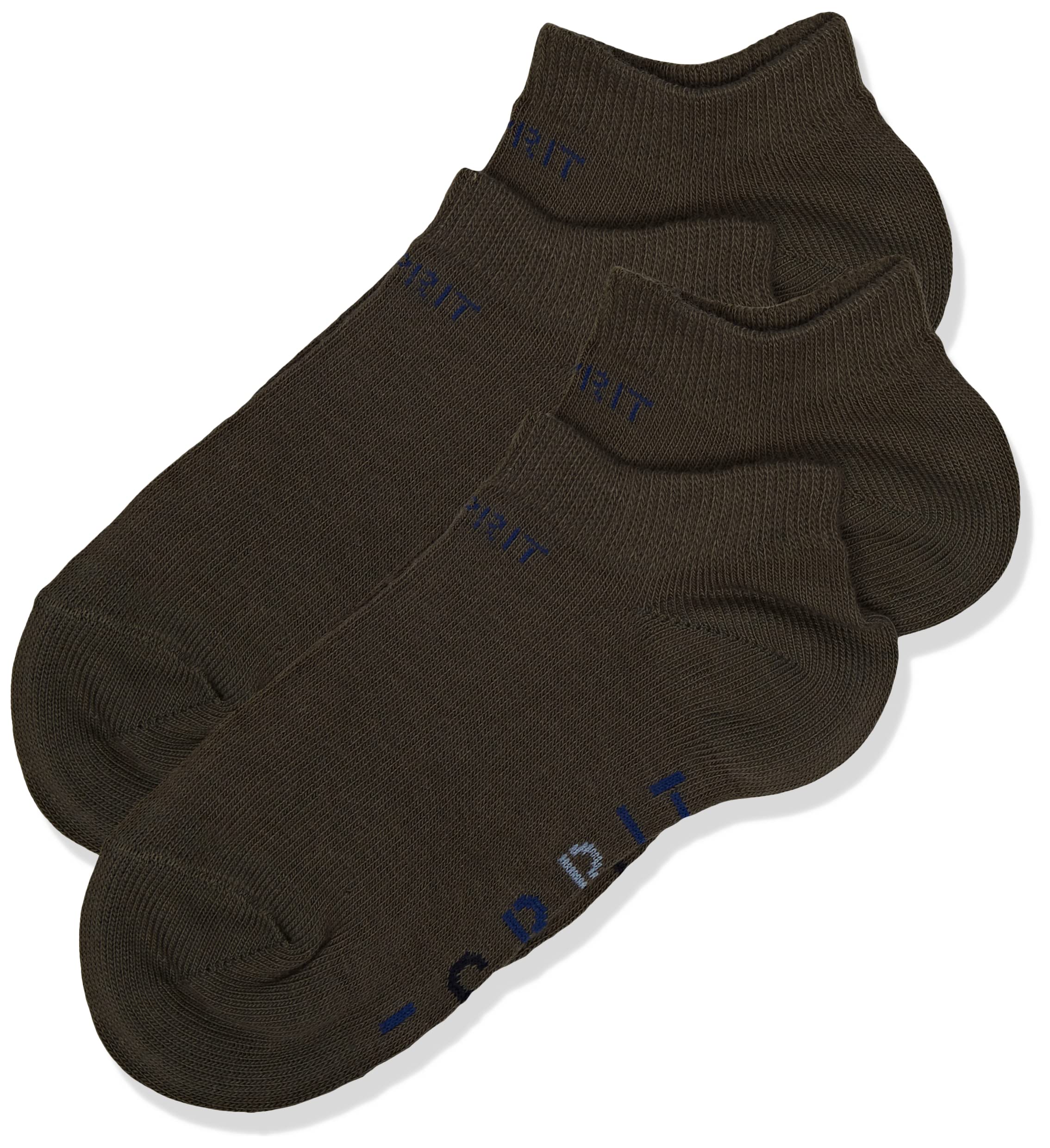 Esprit Unisex niños Foot Logo 2-Pack calcetines cortos Transpirable Sostenible Ecológico Algodón Corto Hasta el Tobillo Talón Puntera Reforzados Costura Plana En La Zona Multipack 2 pares