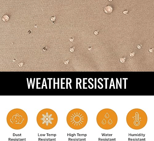 Miniatura 5 de KHOMO GEAR Funda de TV para exteriores, protector universal resistente a la intemperie para TV de 60 a 65 pulgadas, se adapta a la mayoría de