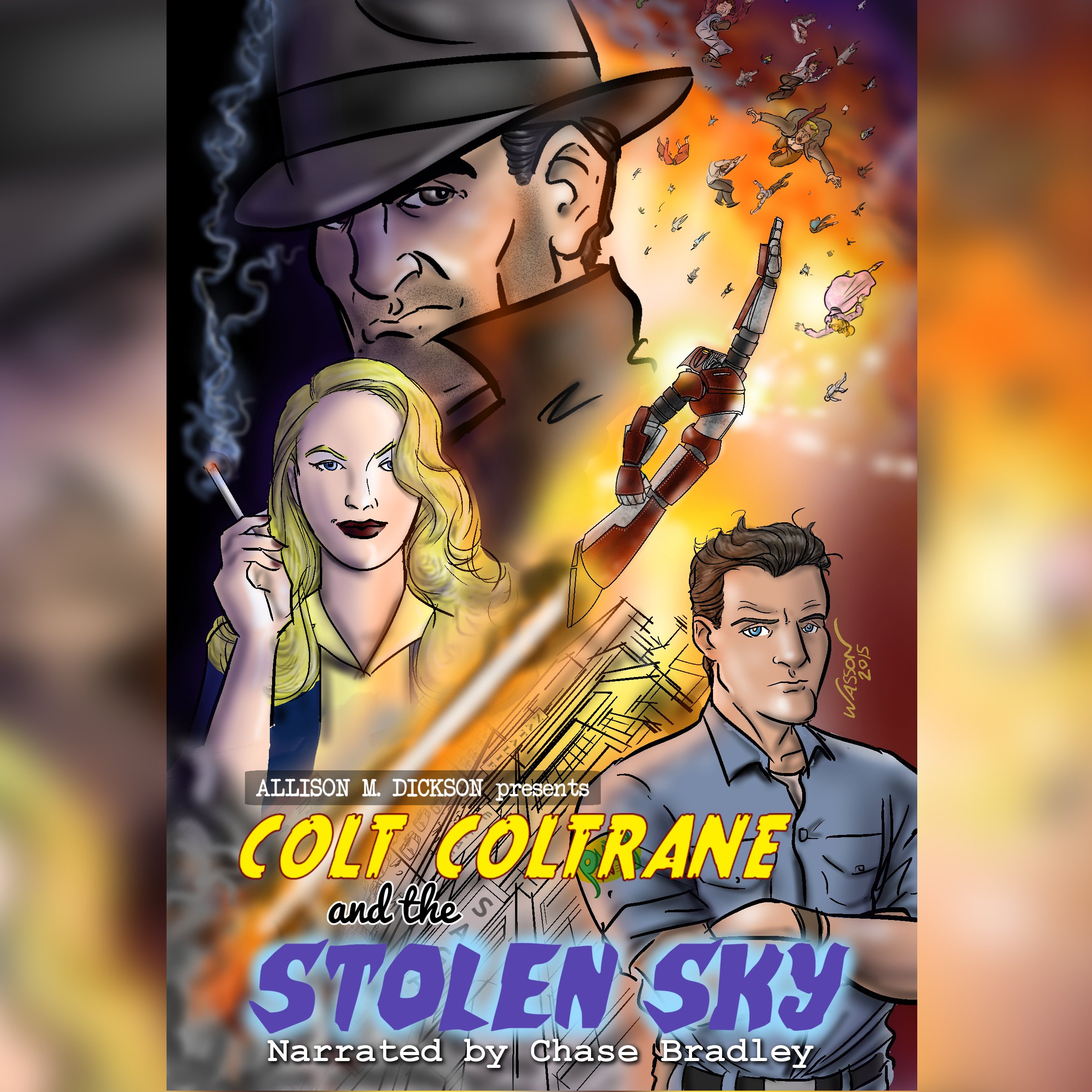 Cover art for Colt Coltrane and the Stolen Sky
