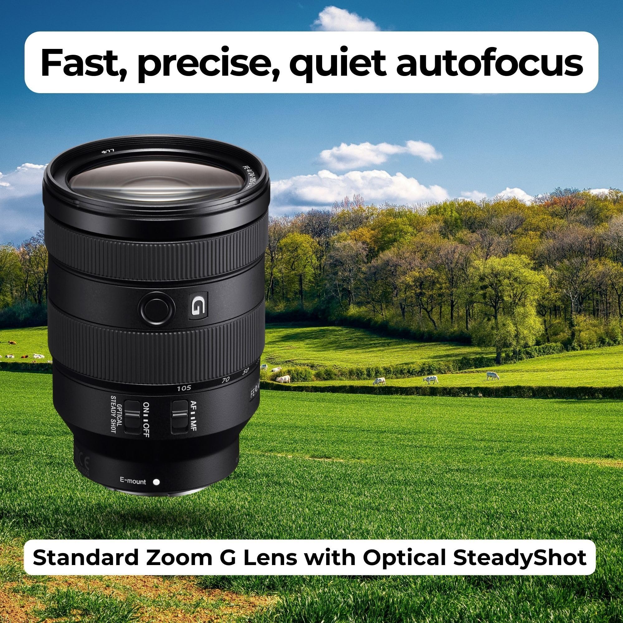 Amazon.com : Sony Fe 24 105mm F4 G OSS E Mount Zoom Lens
