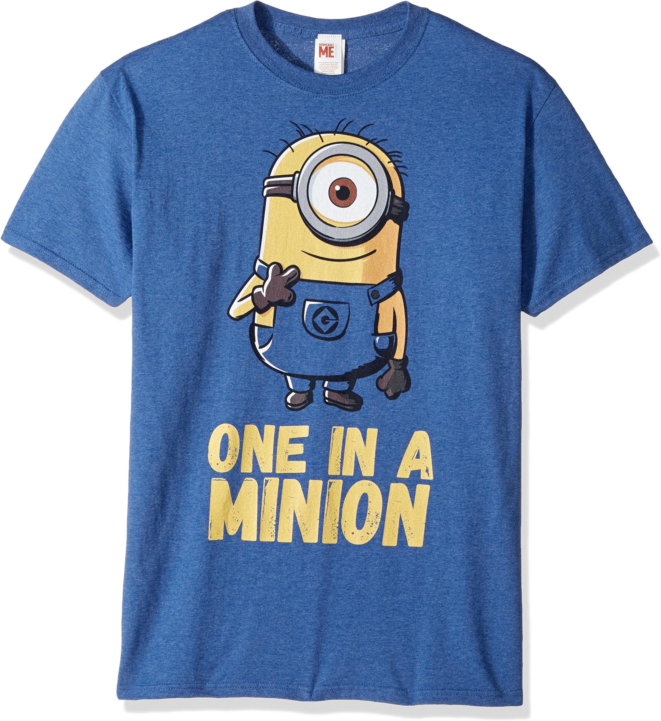 Despicable Me mens Minions Stuart One in a Million Funny Graphic Tee T-Shirt